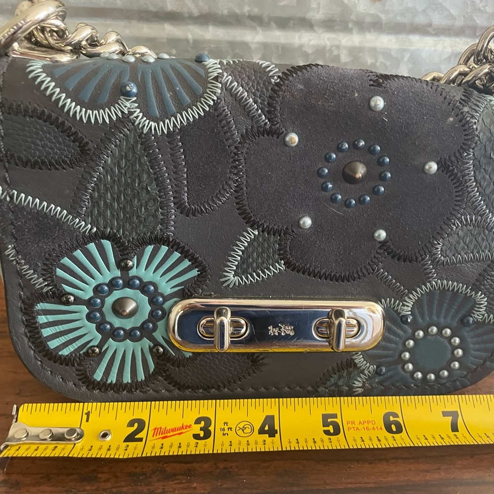 Coach Swagger Shoulder Bag Patchwork Tea Rose - image 5